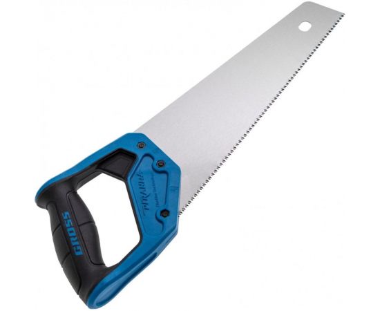 Ножовка по дереву GROSS PIRANHA, 300 мм, 11 TPI, 3D-зуб, 2-х комп. рукоятка 24123 – изображение 2