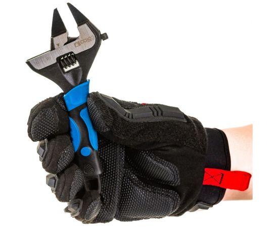 Разводной ключ СОЮЗ 150мм, зев 39мм, СУПЕРТОНКИЕ ГУБКИ, обрезиненная рукоятка, 1045-30-150С – изображение 3