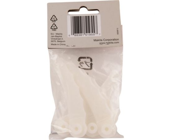 Пластиковые ножи 5 шт для триммерной головки 198848-3 Makita 198851-4 – изображение 3