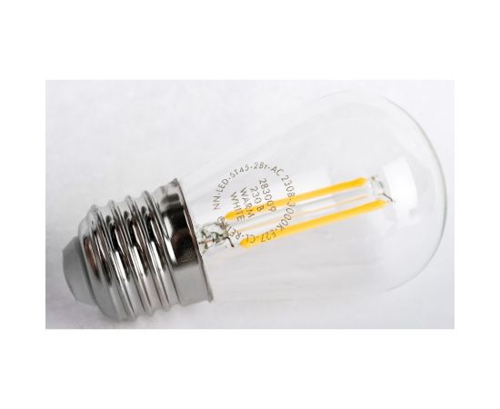 Декоративная ретро-светодиодная лампа-шар NEON-NIGHT E27 2W 230В 3000К Теплый белый 601-801 – изображение 5