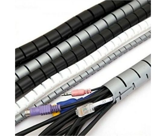 Спиральный защитный рукав PARLMU LXQ 28-1-k5 полиэтилен, размер 28, цвет черный, длина 5 м PR4800500-5 – изображение 7