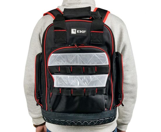Универсальный рюкзак монтажника EKF с резиновым дном С-07 Professional c-07 – изображение 9
