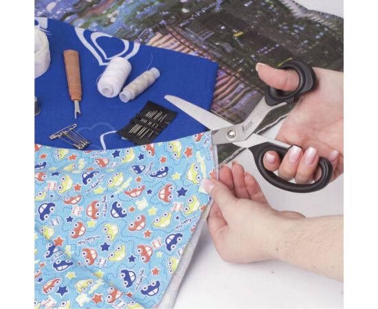 Портновские ножницы ОСТРОВ СОКРОВИЩ КЛАССИК 210 мм, черные 237451 – изображение 10