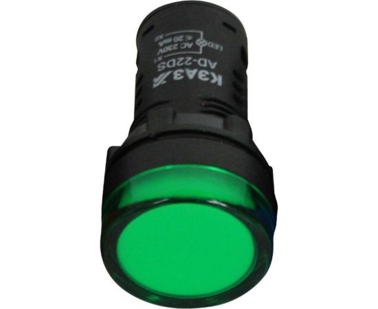 Лампа КЭАЗ AD22DS(LED) матрица 22мм 230В зел. 238693 