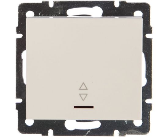 Проходной выключатель с подсветкой LEZARD RAIN белый 703-0288-114 