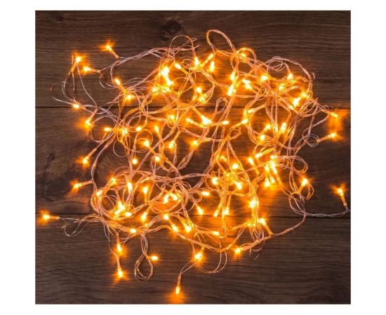 Светодиодная гирлянда NEON-NIGHT Твинкл-Лайт 8 режимов, 10м, 100 LED, прозрачный провод, тёплый белый 303-063 