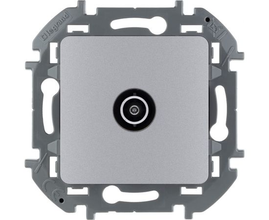 Розетка TV Legrand - «звезда» - 2 дБ - 0-2400 мГц - INSPIRIA - алюминий 673852 