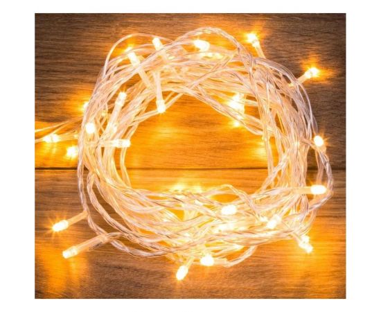 Светодиодная гирлянда NEON-NIGHT Твинкл-Лайт 8 режимов, 6м, 40 LED, прозрачный провод, тёплый белый 303-176 