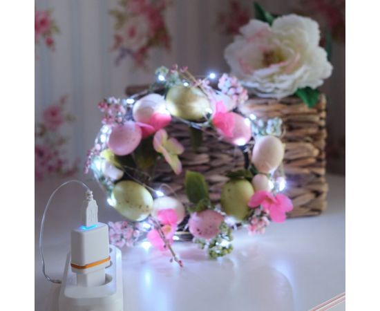 Гирлянда NEON-NIGHT Роса 5м, 50LED, USB, белое свечение 315-965 – изображение 17