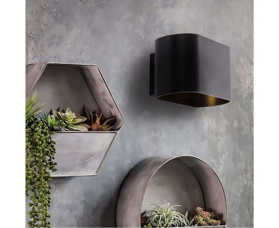 Настенный светильник FERON ml1780 oval mr16 35w, 230v, g9,15w, чёрный ip20, 48435 – изображение 2