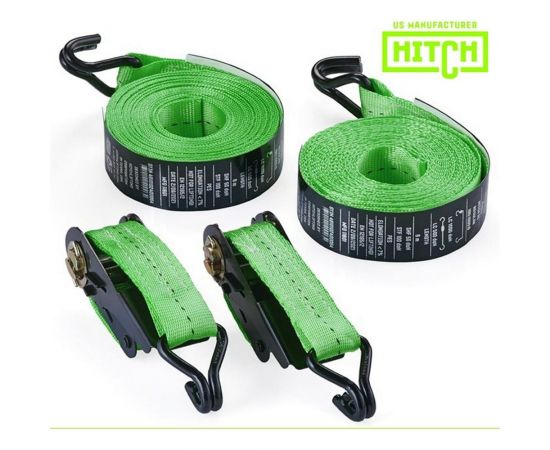 Стяжной ремень HITCH RS REGULAR 100:1000:10, 25мм, STF100DaN, 1т, 10м, комплект 2 шт. SZ067693 – изображение 2