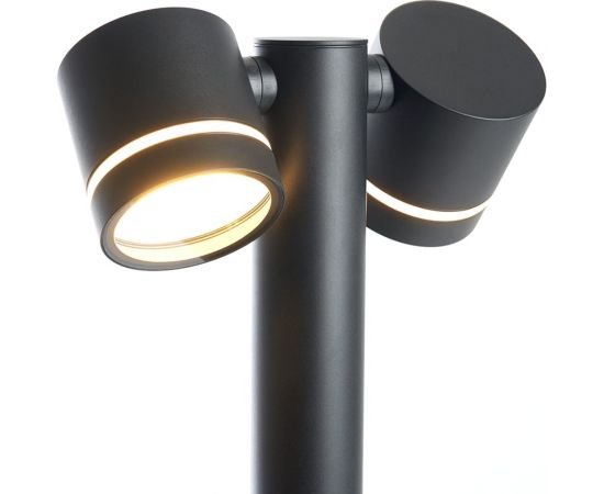 Садово-парковый светильник FERON DH1006, столб, 2хGX53 230V, черный, 11711 – изображение 2