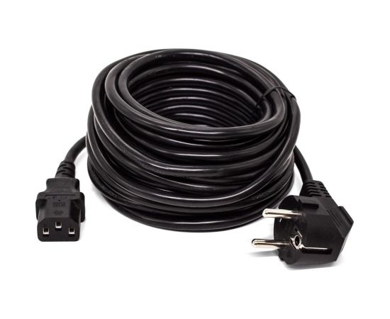 Кабель питания Filum cee 7/7-с13, 3x1.0мм?, 220в, 10a, чёрный, 10м FL-PC10-EU-C13-10M – изображение 2
