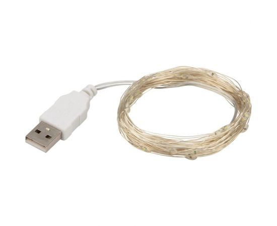 Гирлянда NEON-NIGHT Роса 5м, 50LED, USB, белое свечение 315-965 – изображение 25