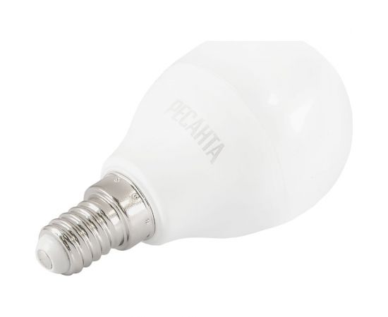 Светодиодная лампа Ресанта LL-R-G45-7W-230-4K-E14 (шар, 7Вт, нейтральный, Е14) 76/1/8 – изображение 3