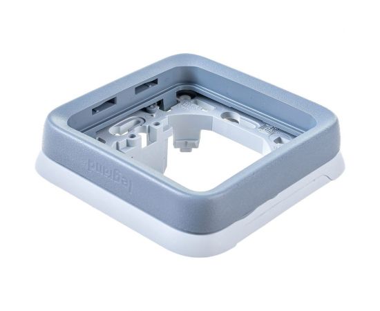 Рамка Legrand 1-м Plexo с суппортом, серая Leg 069681 125009 – изображение 3