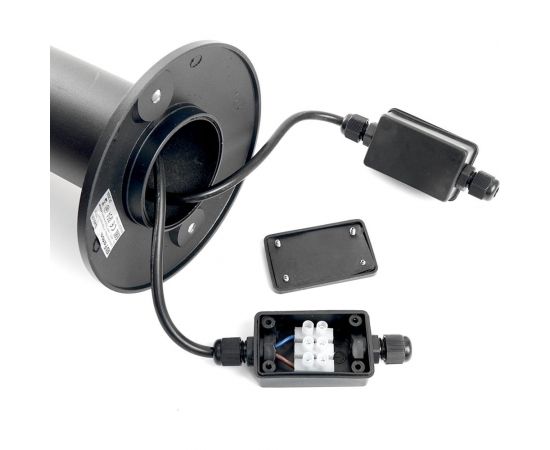 Садово-парковый светильник FERON DH1006, столб, 2хGX53 230V, черный, 11711 – изображение 4