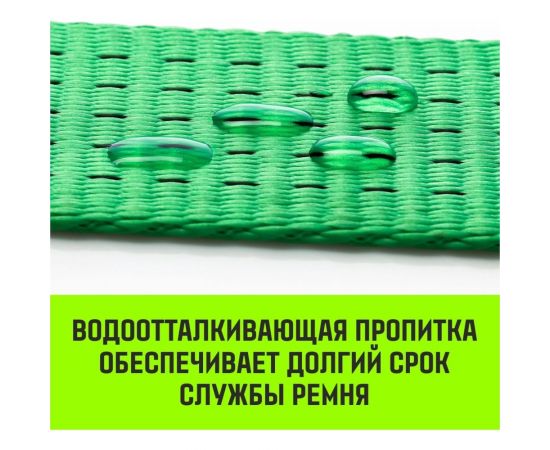Стяжной ремень HITCH RS REGULAR 100:1000:10, 25мм, STF100DaN, 1т, 10м, комплект 2 шт. SZ067693 – изображение 5
