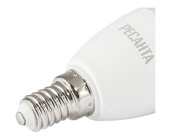 Светодиодная лампа Ресанта LL-R-C37-7W-230-3K-E14 (свеча, 7Вт, теплый, Е14) 76/1/5 – изображение 5