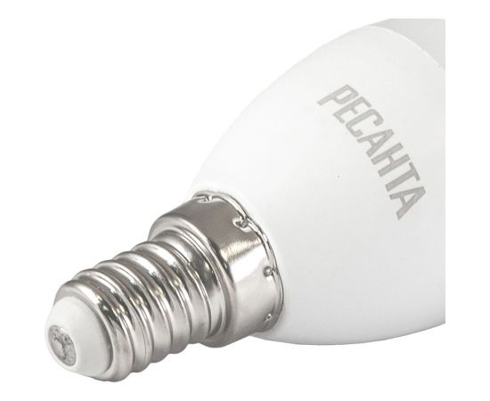 Светодиодная лампа Ресанта LL-R-C37-7W-230-4K-E14 (свеча, 7Вт, нейтр., Е14) 76/1/7 – изображение 5