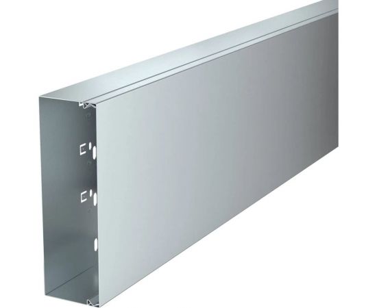 Металлический кабель-канал OBO Bettermann LKM 60x200x2000 мм, толщина 0,8 мм сталь оцинкованная (короб с крышкой) 6247164 