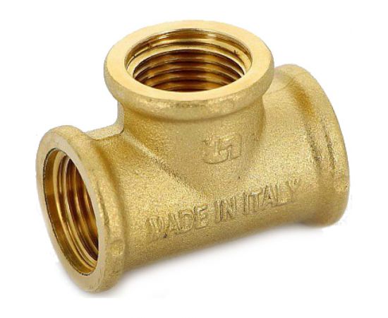 Тройник В 2 латунный Uni-Fitt 615G7770 