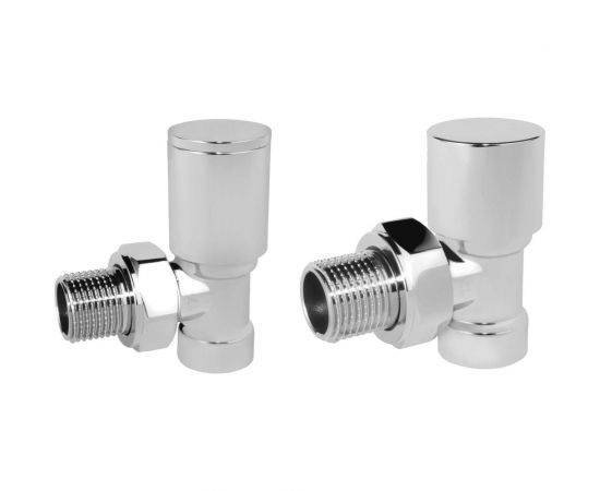 Комплект подключения радиатора VIVALDO угловой 1/2" хром в блистере ARV-CR 