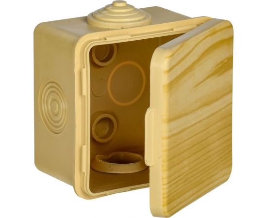 Распаячная коробка IEK км для о/п d=85x40мм ip54 4 вв. сосна UKO21-085-040-000-K34-54 