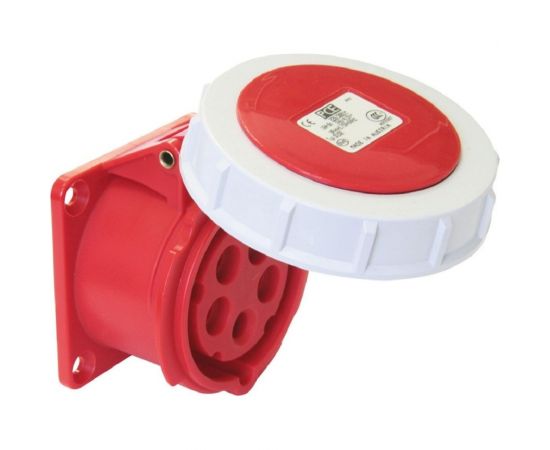 Встраиваемая розетка PCE 16А 400V 3P+N+E IP67 3152-6 