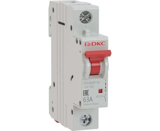 Модульный выключатель нагрузки DKC YON MD63P 1P 40А MD63P-140 