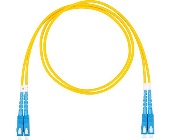 Оптический коммутационный шнур DATAREX патч-корд sc-sc duplex os2 нга-hf желтый 5,0 м DR-221145 