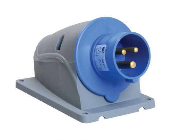 Стационарная вилка IEK ССИ-513 16А-6ч/200-250В 2Р+РЕ IP44 MAGNUM PSN51-016-3 