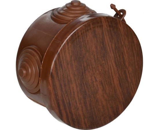 Распаячная коробка IEK км для о/п d=85x40мм ip54 4 вв. дуб UKO21-085-040-000-K24-54 