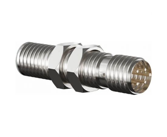 Индуктивный датчик Prompower kj112-d04pa-ds1250-ly, латунь, заподлицо, м12, 4 мм, pnp-но, разъем m12 KJ112D04PADS1250LY 