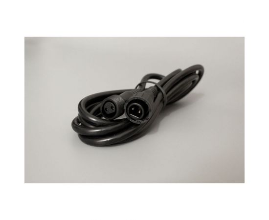 Удлинитель TEAMPROF 2 м, 2 pin, чёрный TPF-EC2-2-B 