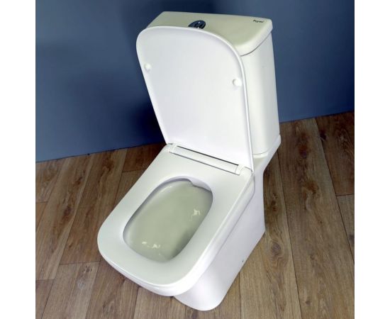 Напольный унитаз Teymi Kati безободковый, сиденье микролифт T40703 ЦБ-00267140 – изображение 11