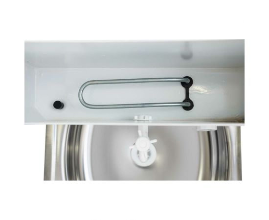 Дачный умывальник Вихрь КОМФОРТ с подогревом, нержавеющая мойка, цвет белый 74/4/6 – изображение 12