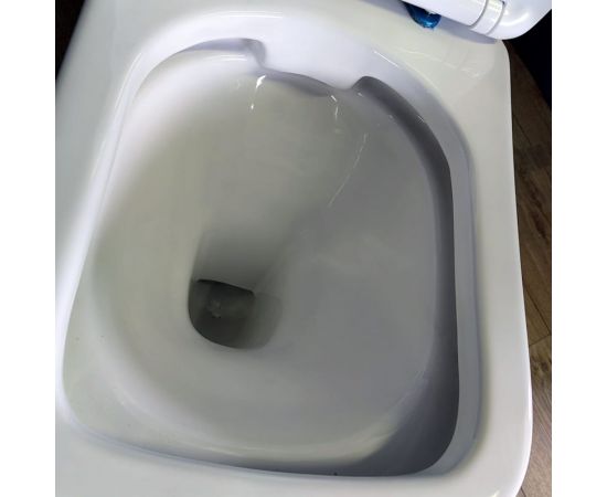 Напольный унитаз Teymi Kati безободковый, сиденье микролифт T40703 ЦБ-00267140 – изображение 12