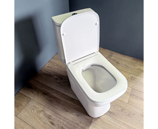 Напольный унитаз Teymi Kati безободковый, сиденье микролифт T40703 ЦБ-00267140 – изображение 13