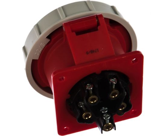 Фланцевая розетка ABL 5P 32A 400V, IP67 F52S350 – изображение 2