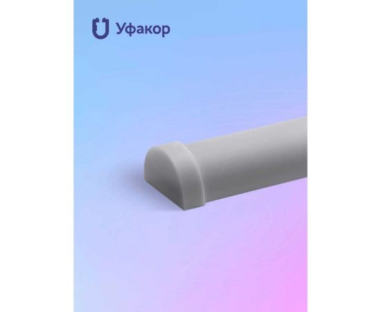 Заглушка Уфакор Комплект торцевая для АРКА 2012 2шт серый CT2012ZT-GR – изображение 2