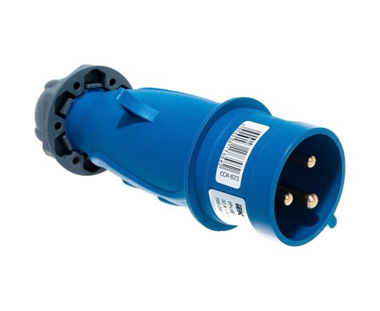 Переносная вилка IEK ССИ-023 32А-6ч/200-250В 2Р+РЕ IP44 MAGNUM PSN01-032-3 – изображение 2