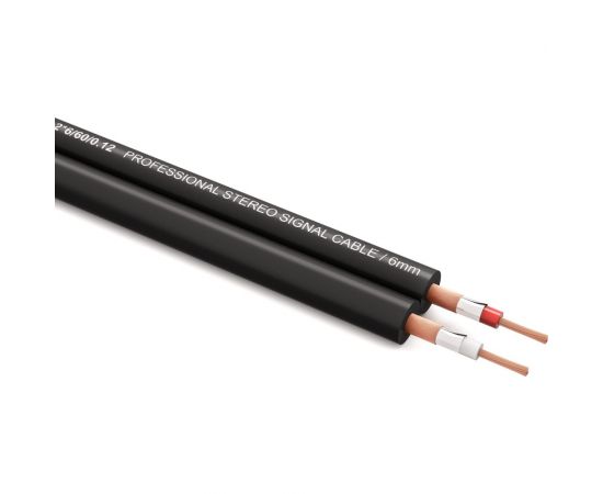 Стерео сигнальный кабель PROCAST cable USC 2*6/60/0,12.15, D 2x6mm, черный, 15 м НФ-00001839 – изображение 2