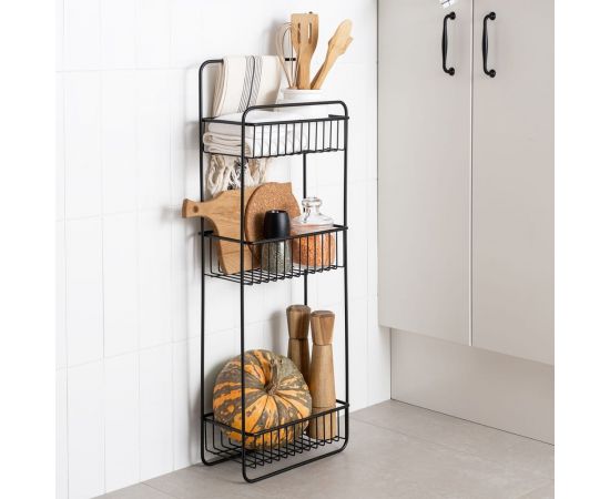 Стеллаж ЧМЗ 30,7x17,3x85,7 см, цвет черный 501-009-13 – изображение 2