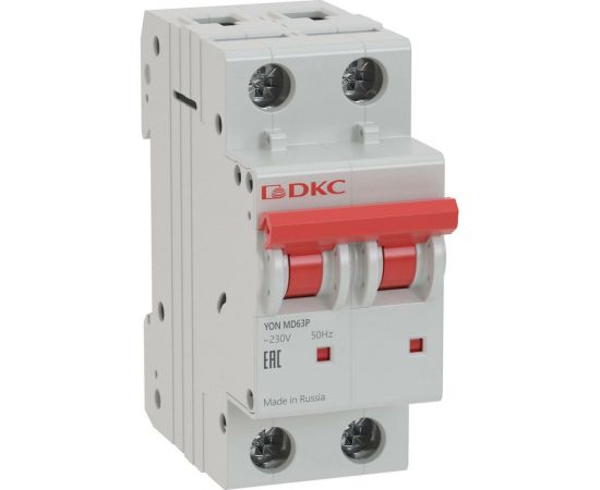 Модульный выключатель нагрузки DKC YON MD63P 2P 40А MD63P-240 – изображение 2