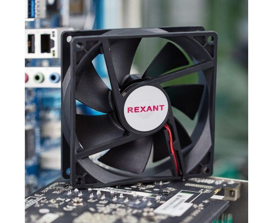 Осевой вентилятор для охлаждения REXANT RX 92х92х25 мм 24 В 72-4090 – изображение 2