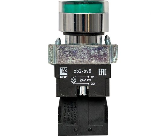 Кнопка EKF BA31 с подсветкой 24В зеленая NO PROxima xb2-bw31-24 – изображение 2