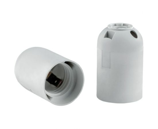 Патрон Пан Электрик E27 подвесной гладкий белый 24533 9 – изображение 2