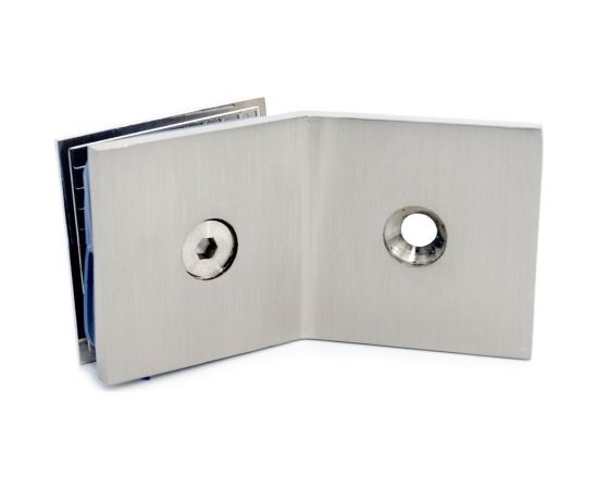 Коннектор стекло-стена SERVICE PLUS 135, хром матовый CP-305S-MC – изображение 2