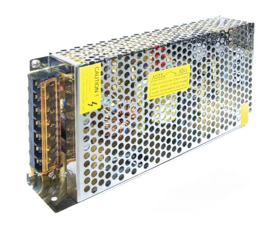 Интерьерный блок питания ELF 24В, 200Вт, компактный металлический перфорированный корпус (MJ) ELF-24E200BEmini-MJ – изображение 3